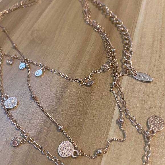 Ettika- 3 Layered Gold Color Necklace - Picture 5 of 8